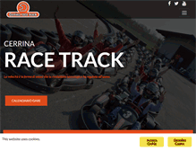 Tablet Screenshot of cerrinaracetrack.com